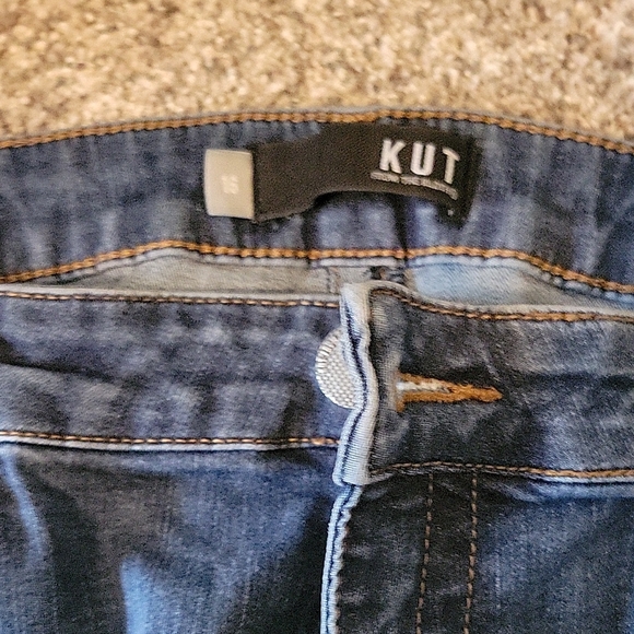 Blue Straight Leg Jeans - Picture 2 of 4